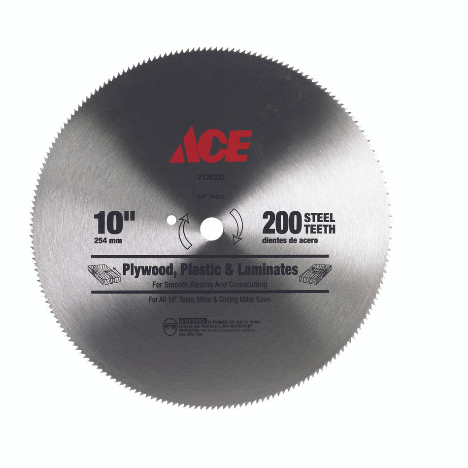 BLADE CIRCULAR 10 STEEL 200T