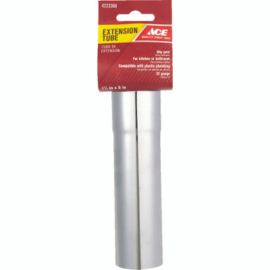 Ace 1-1/2 In. Dia. X 6 In. L Brass Extension Tube