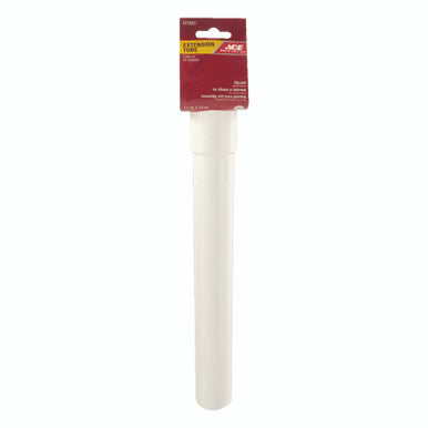 Ace 1-1/2 In. Dia. X 12 In. L Polypropylene Extension Tube
