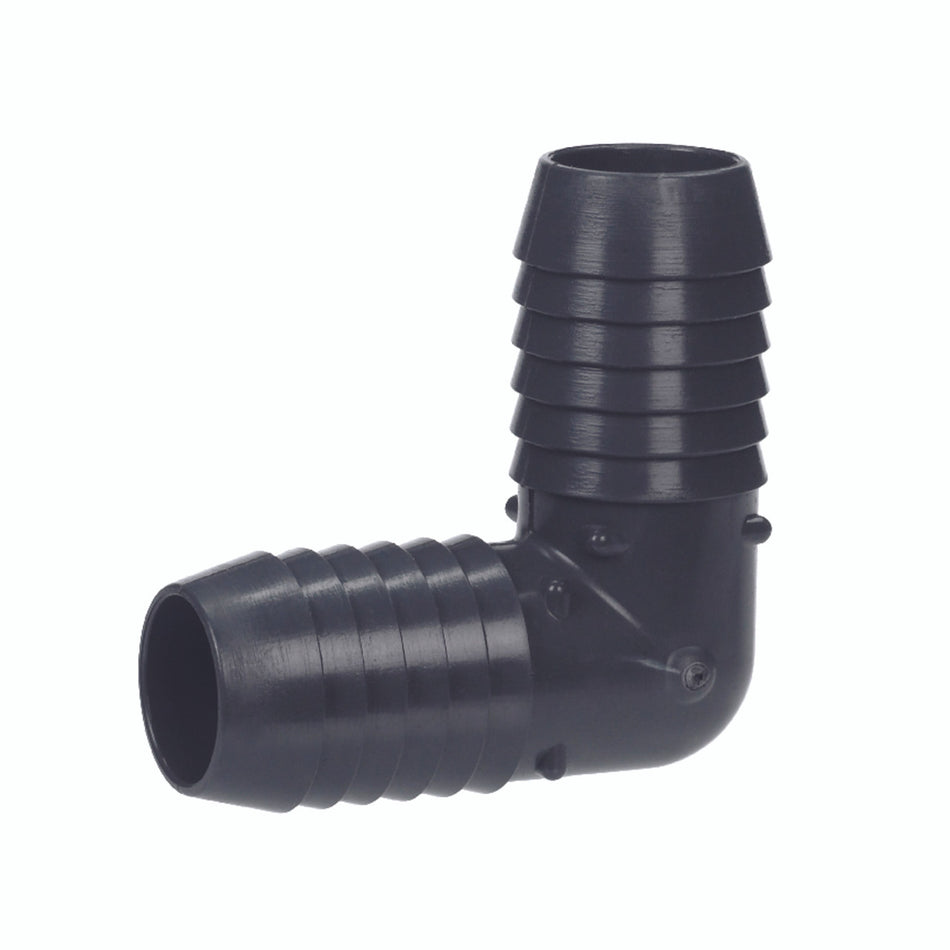 Lasco Schedule 40 1 in. Insert x 1 in. Dia. Insert PVC 90 Degree Elbow