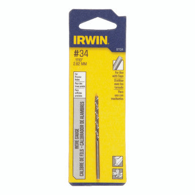 Bit Drill #34 Wire Gauge