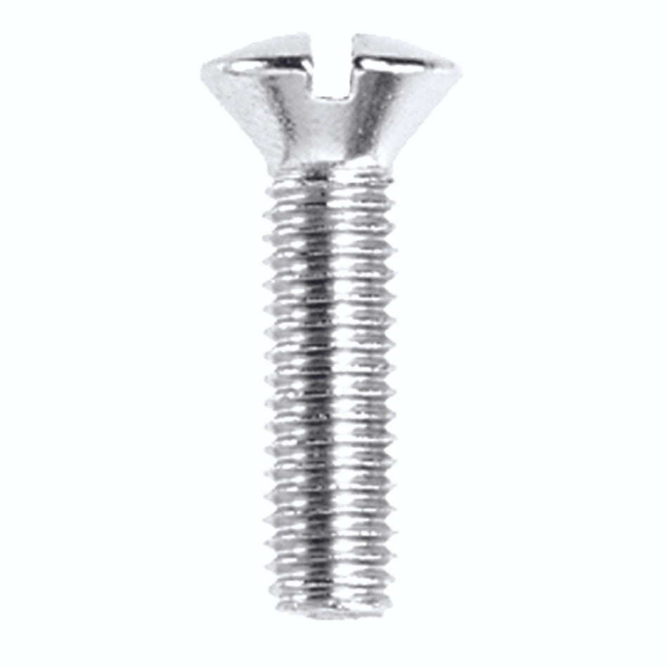 Danco No. 10-32 x 3/4 in. L Slotted Oval Head Brass Faucet Handle Screw 1 pk