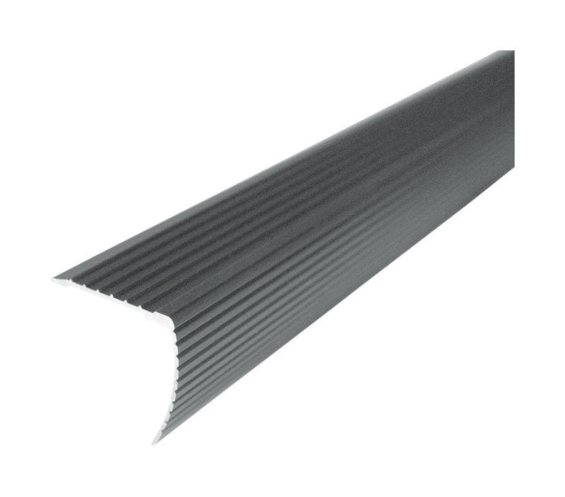 M-D Building Products Cinch 1-1/8 in. H x 36 in. L Prefinished Satin Nickel Aluminum Stair Edge