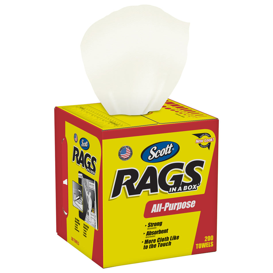 RAGS IN A BOX 10 X 12 BOX 200 8 PER CASE