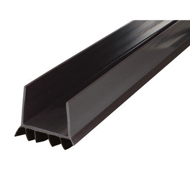M-D Building Products Brown Vinyl Door Seal For Door Bottom 3 ft. L x 1-3/4 in.