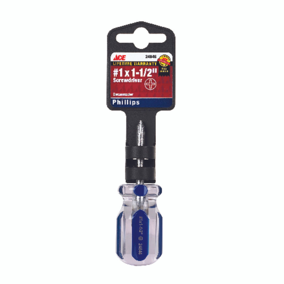SCREWDRIVER 1 X 1.5 PHILLIPS ACE