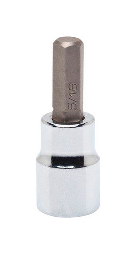 Crescent 7 mm x 3/8 in. drive Metric 6 Point Standard Hex Bit Socket 1 pc.