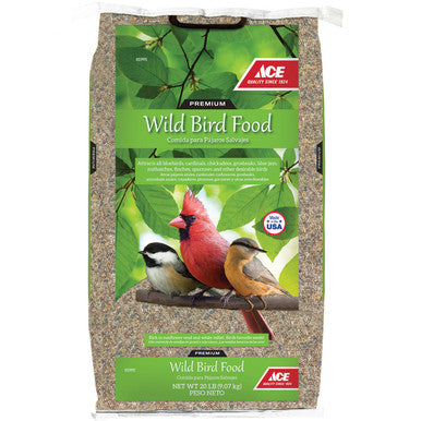 Ace Premium Wild BIrd Songbird Wild Bird Food Grain Products 20 lb.