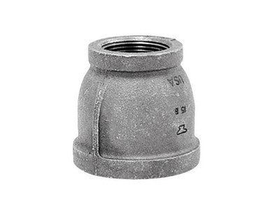 Anvil 2 In. Fpt X 1-1/4 In. Dia. Fpt Galvanized Malleable Iron Reducing Coupling
