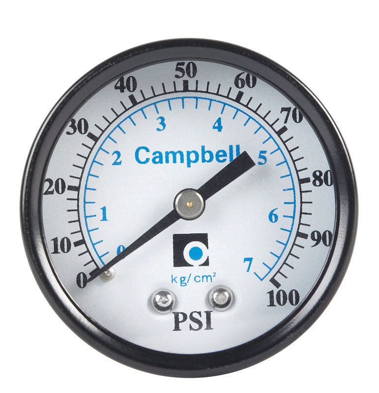 campbell pressure gauge 100 psi plumbing plumbing supply