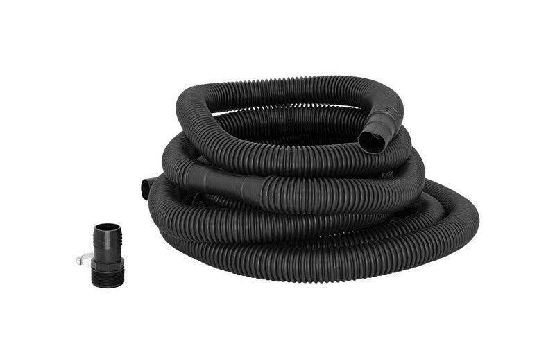 plastic discharge hose 1-1/2 inch 24 ft pump fluid transfer