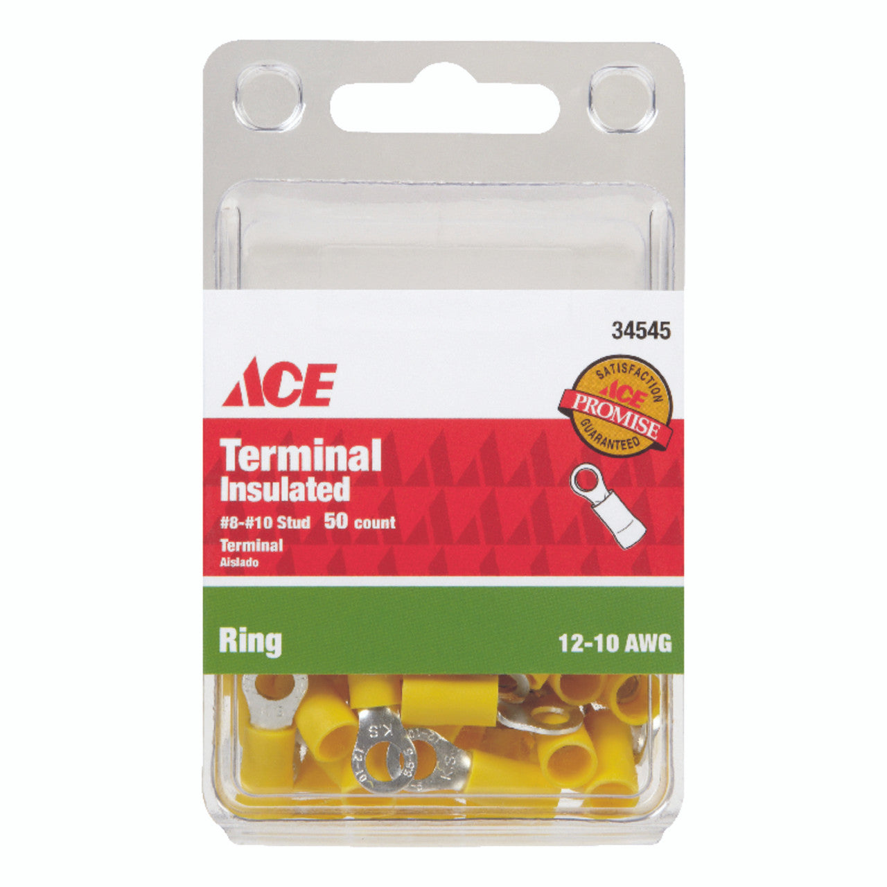 ring terminal 12-10 AWG insulated crimp wire connector