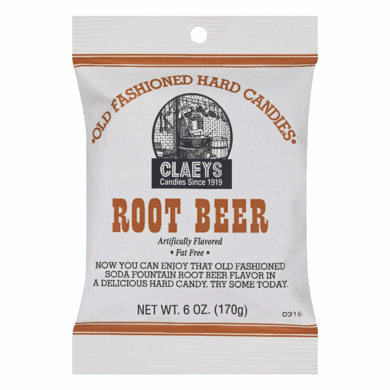 root beer hard candy 6 oz break room vending counter display