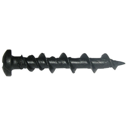 WALLDOG Screw & Anchor In One! Black Pan Head Phillips