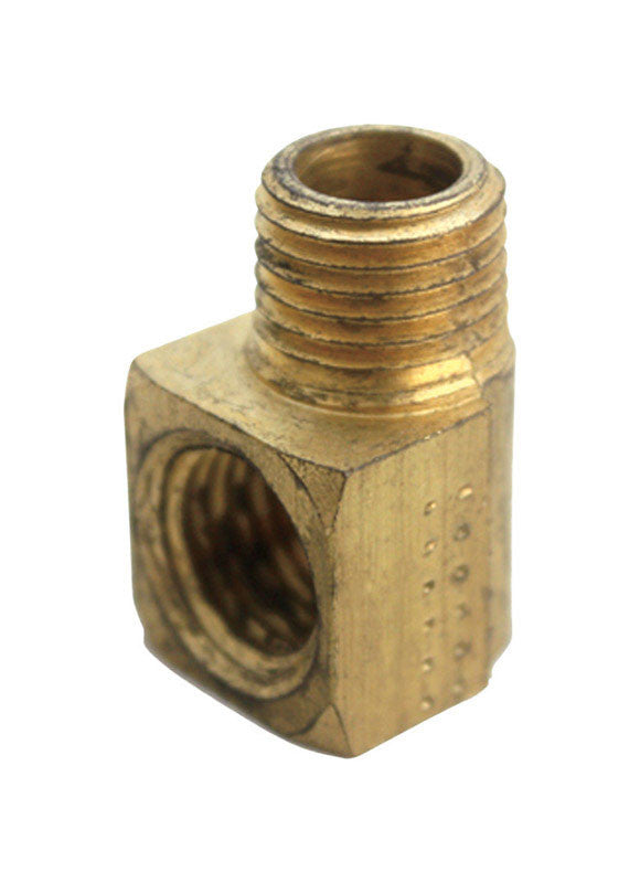 JMF 3/8 in. FPT x 3/8 in. Dia. MPT Brass 90 Degree Street Elbow