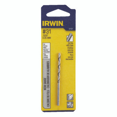 Bit Drill #31 Wire Gauge Carbide