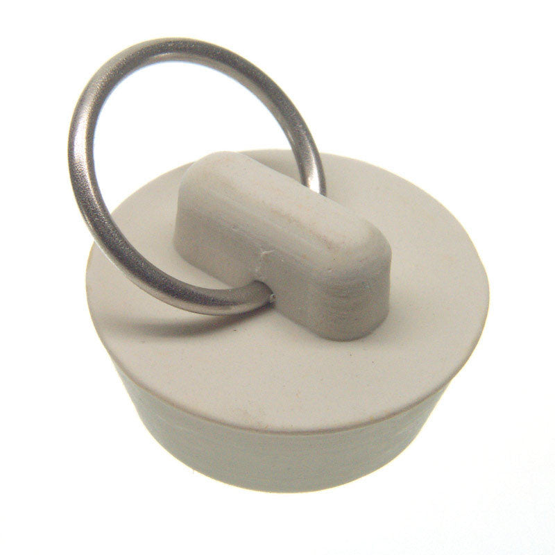 Danco 1 in. Dia. White Rubber Sink Stopper