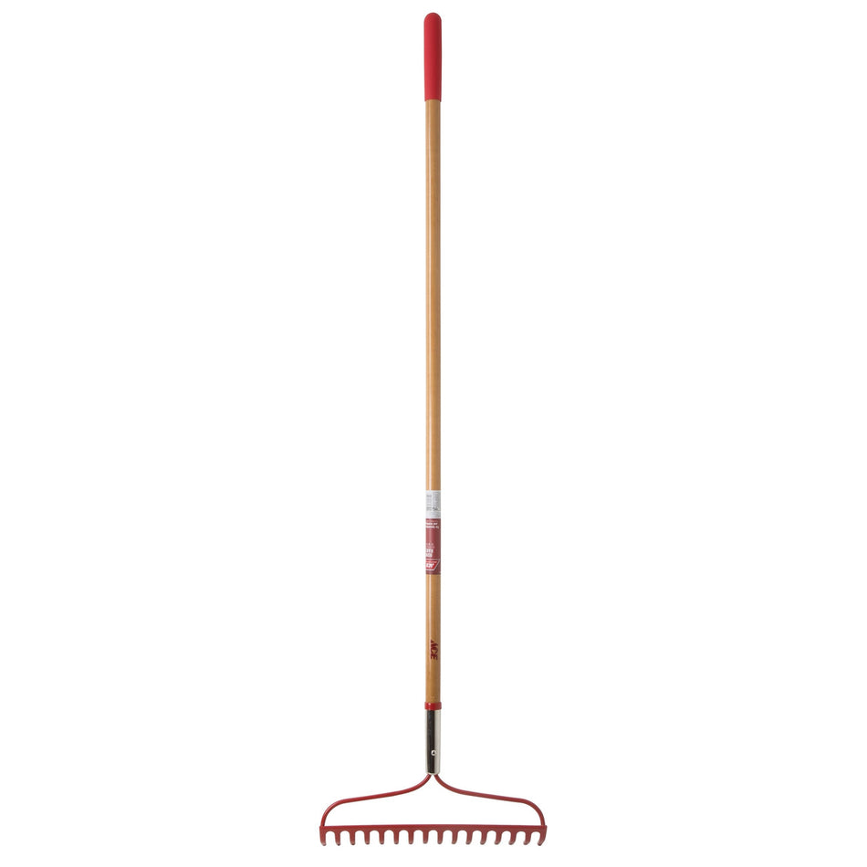 Ace 60 in. L x 16 in. W Steel Hoe/Rake Wood