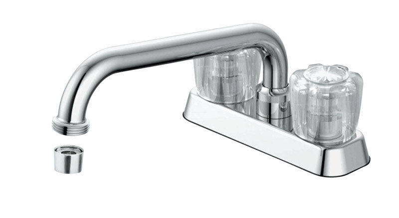 oakbrook coastal chrome two handle bar/utility faucet 4 in. plumbing plumbing supply