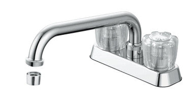 Oakbrook Coastal Chrome Two Handle Bar/Utility Faucet 4 In.