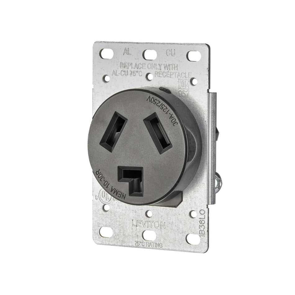 RECEPTACLE FLUSH MOUNT 30 AMP