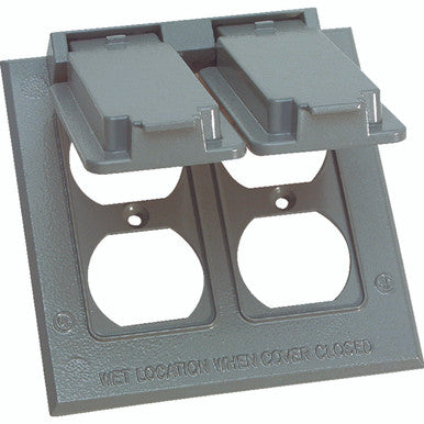 Duplex Receptacle Cover 2 Gang