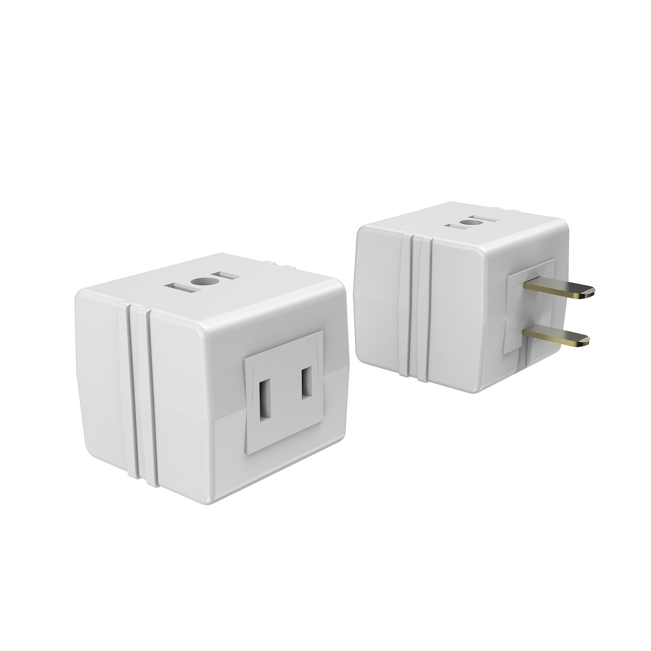 tap cube vinyl white 15 amp outlet adapter power tap