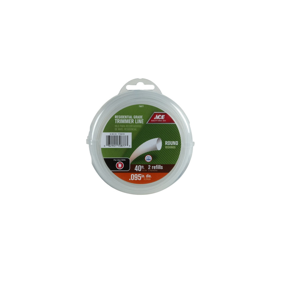 Ace Residential Grade 0.095 in. Dia. x 40 ft. L Trimmer Line