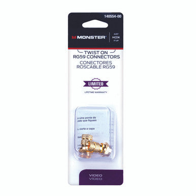 Conector Twist On RG59 2 Pack