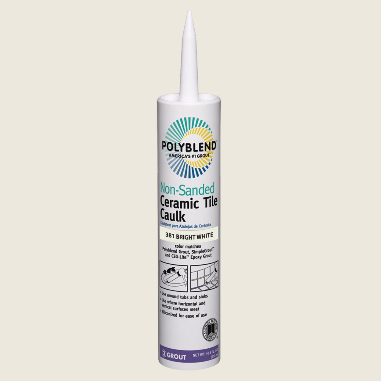 acrylic latex white sealant 10.5 oz gap sealing
