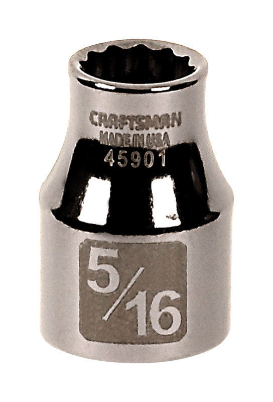 CRAFTSMAN SOCKET 3/8 DRIVE 5/16 12 POINT