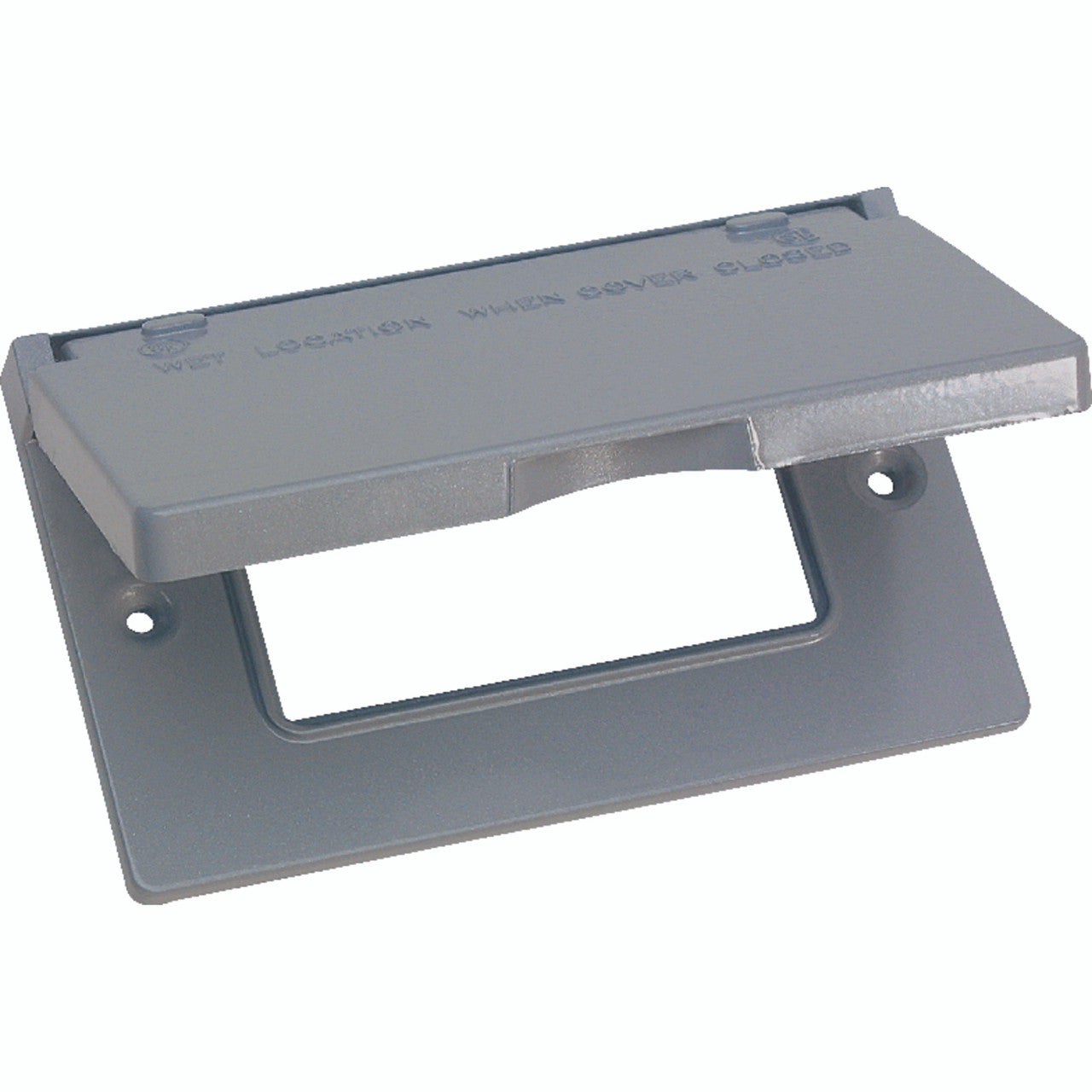 horizontal gfci cover gray electrical supply