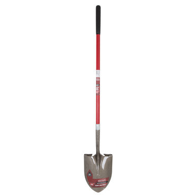 Ace Steel 9 in. W x 57.25 in. L Round Point Shovel Fiberglass Handle