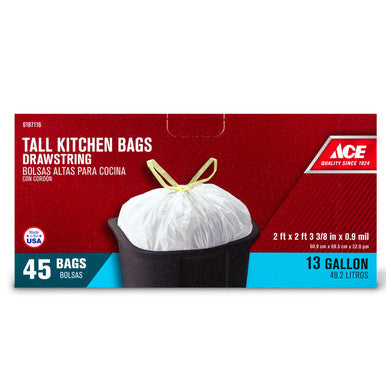 Ace Bag 13 Gallon 45 Count Drawstring