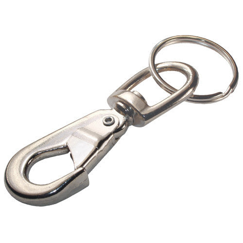 steel 3/4" swivel snap hook with key ring hook bolt ring hardware