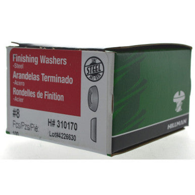 Nickel-Plated Countersunk Finish Washers