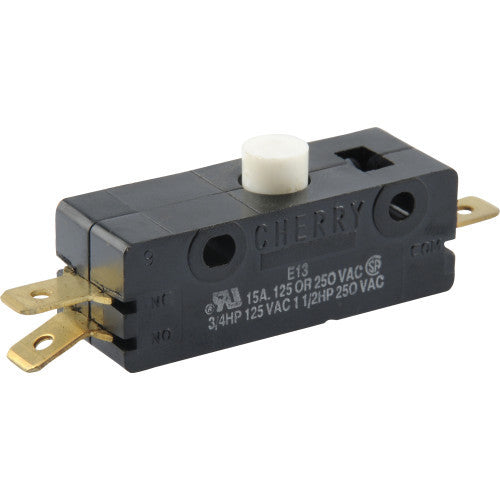 Normally On/Off Quick Connect Terminal Momentary Switch (15 Amp-125 Volt x 15 Amp-250 Volt)