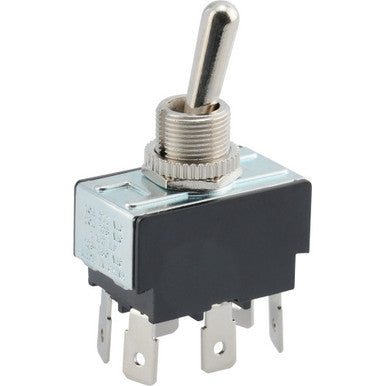 DPDT Center Off Quick Connect Terminal (20 Amp-125 Volt x 10 Amp-250 Volt)