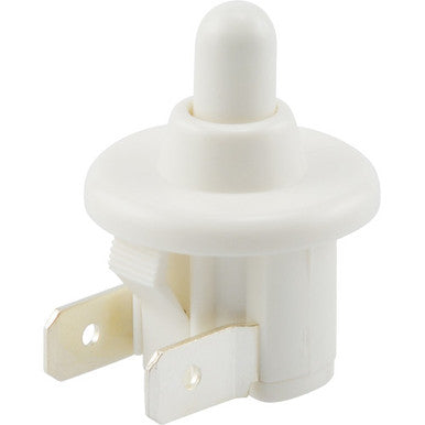 Wide SPST Normally On Plunger Switch (5 Amp-125 Volt x 2.5 Amp-250 Volt)