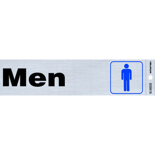 Men's Restroom Sign (2" x 8")