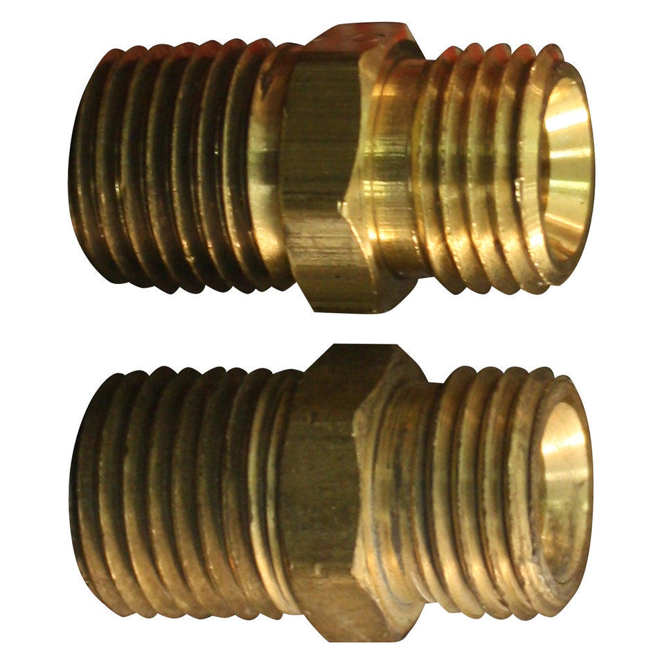 M HEX 1/4 NPT X 1/4 NPT 2 PACK