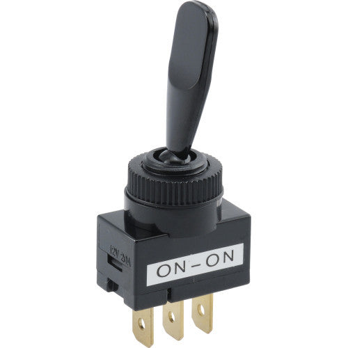 black paddle spdt on-on toggle switch (20 amp) electrical switch 20 Amp