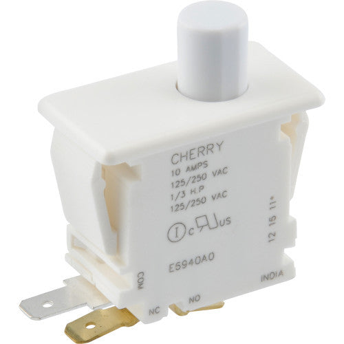 Normally On/Off Quick Connect Terminal Momentary Switch (10 Amp-125 Volt)