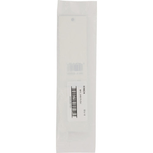 adhesive push sign (2" x 8") facility sign safety identification
