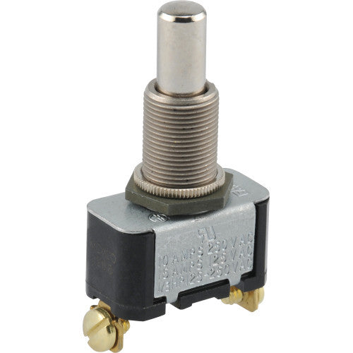 normally off screw terminal momentary switch (15 amp-125 volt x 10 amp-250 volt) industrial fastener hardware