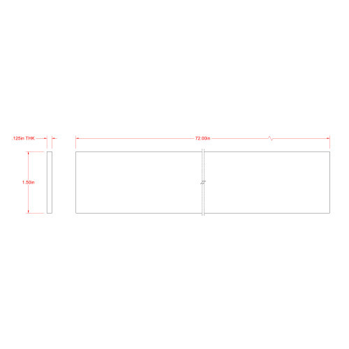 steel flat metal stock structural hardware