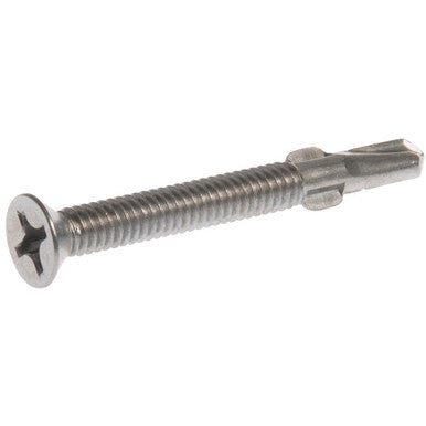 410 Stainless Steel Flat Head Phillips Self Drilling Screws